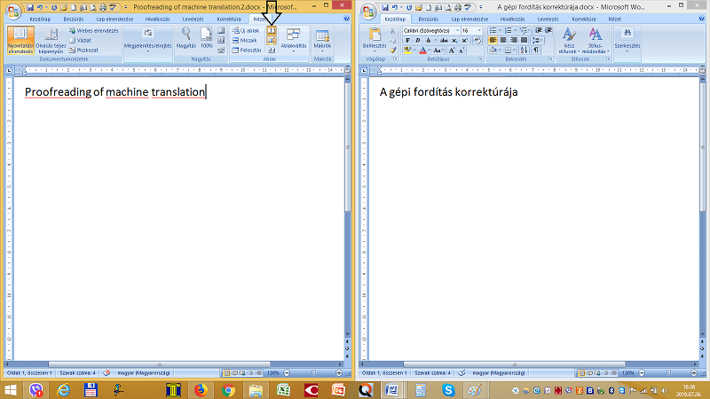 Google Translate parallel files